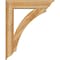 Ekena Millwork Thorton Traditional Rough Sawn Bracket w/ Offset Brace, Western Red Cedar, 8"W x 36"D x 44"H BKT0806X36X44THR01RWR - alternate 2